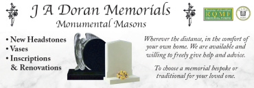 J A Doran Memorials Monumental Mason