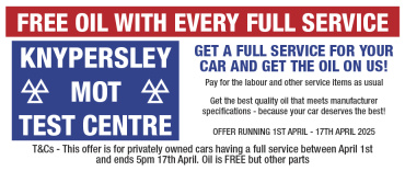 Knypersley MOT Test Centre Ltd